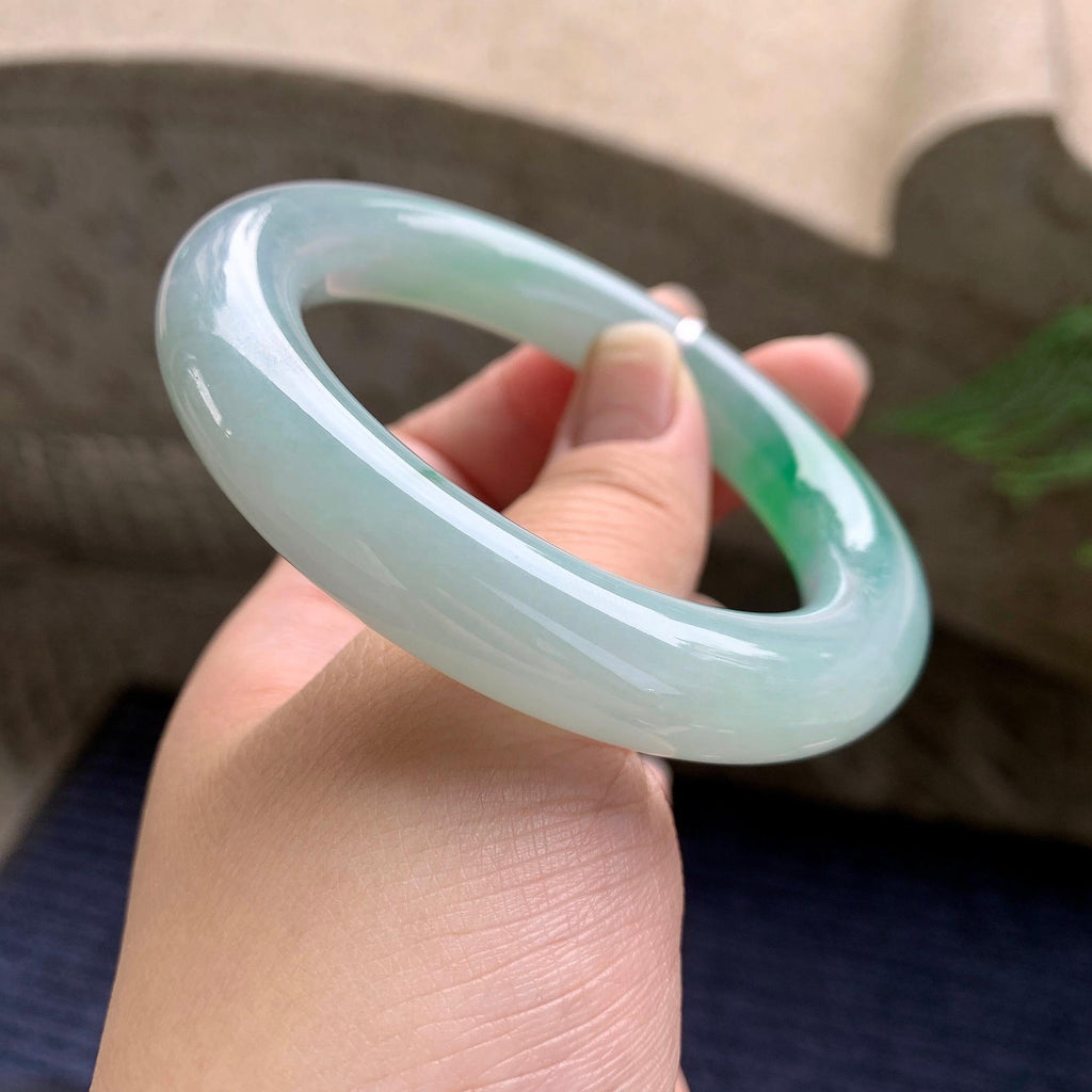 细糯种飘花圆条手镯（55.3mm）（yc267234）