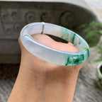 糯冰种飘花贵妃手镯（52.6mm）（yc202389）
