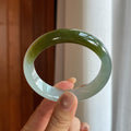 糯冰半山半水翡翠平安镯（58mm）（yc424959）