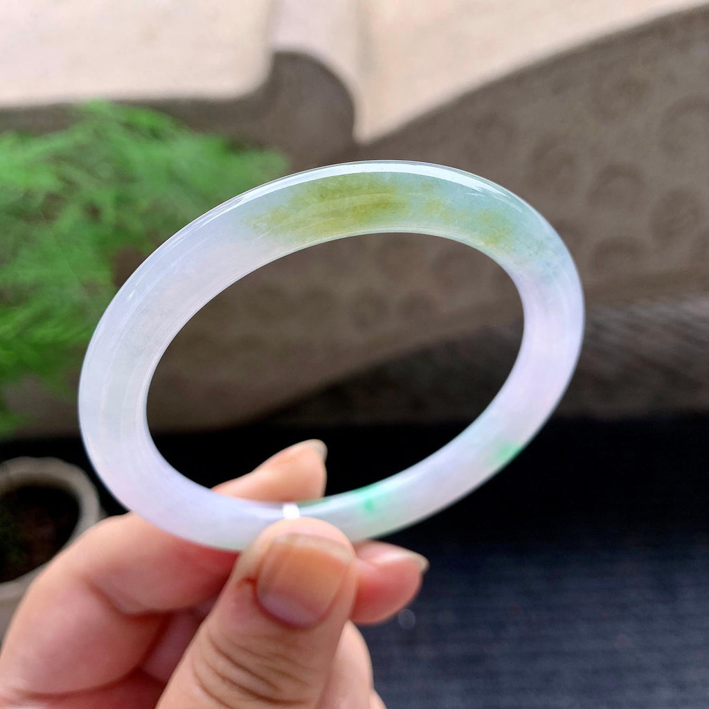 细糯种多彩圆条手镯（53.4mm）（yc196503）