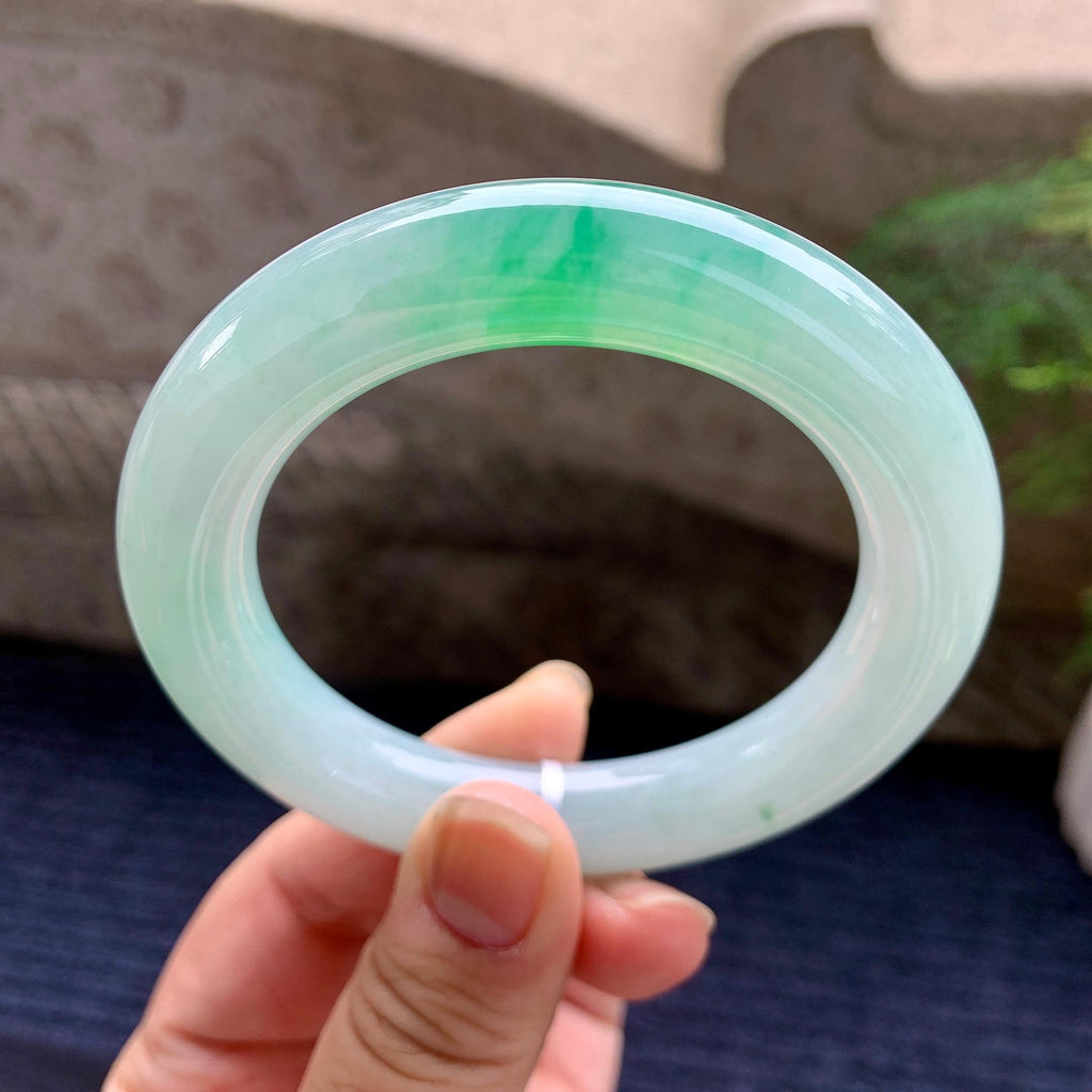 细糯种飘花圆条手镯（55.3mm）（yc267234）
