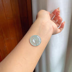 冰种飘花翡翠平安扣（yc240393）