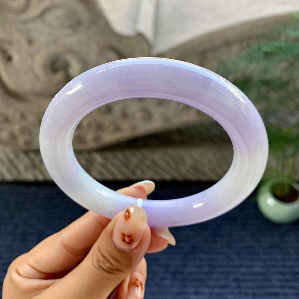 细糯种紫罗兰圆条手镯（59.2mm）（yc249453）