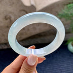 糯冰种带底色平安镯（54.2mm）（yc226058）