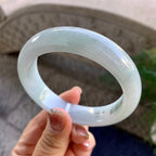 糯种无色宽版轮胎手镯（59.8mm）（yc275318）