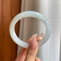 糯冰淡底色翡翠平安（57.6mm）（yc283268）