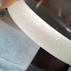 细糯种飘黄翡平安镯（57.7mm）（yc196521）