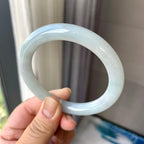糯种淡晴底圆条手镯（58.2mm）（yc262789）