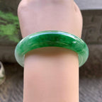 细糯种飘花平安镯（58.2mm）（yc195365）