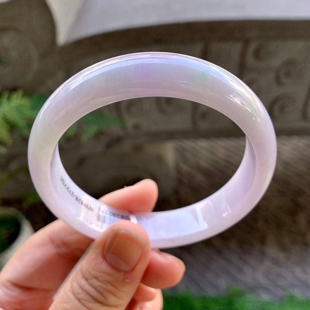 糯种淡春彩平安镯（58mm）（yc259062）