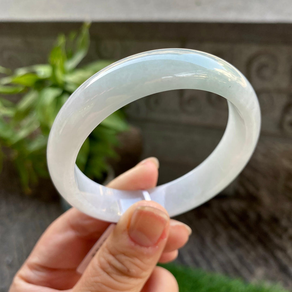 细糯种淡晴底平安镯（56.4mm）（yc311877）