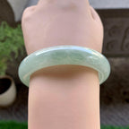 细糯种淡晴底平安镯（56mm）（yc240758）