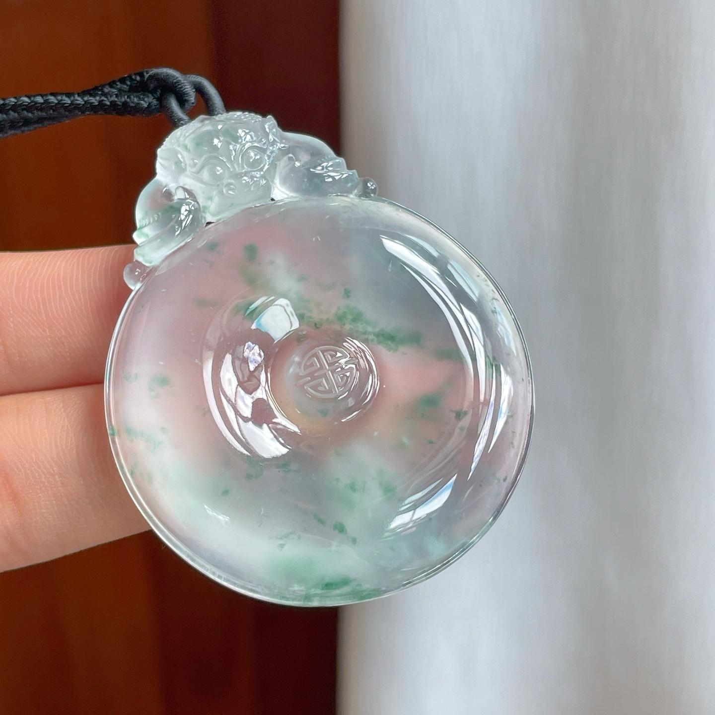 冰种飘花翡翠福贝（yc276600）