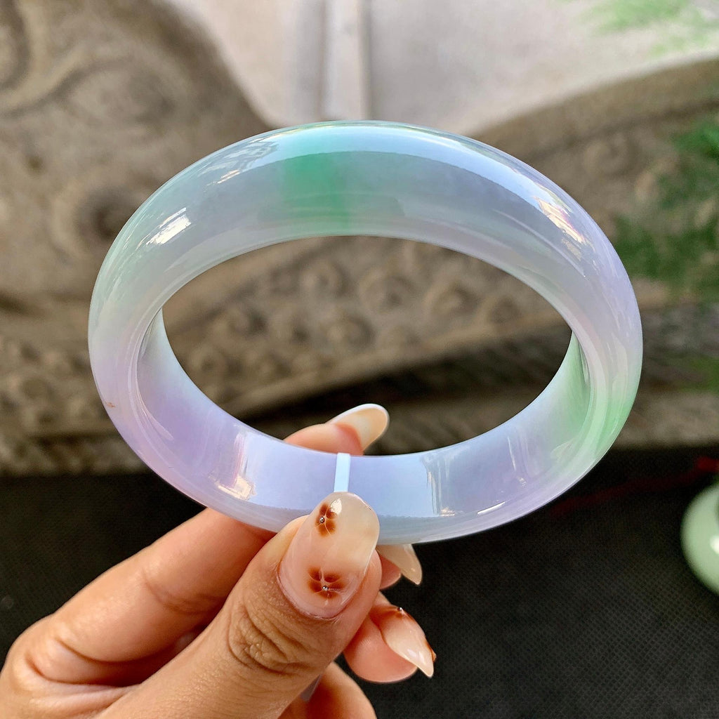 细糯种春彩宽版轮胎手镯（57.6mm）（yc264070）