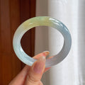 糯冰特色翡翠平安镯（53.6mm)（yc413783）