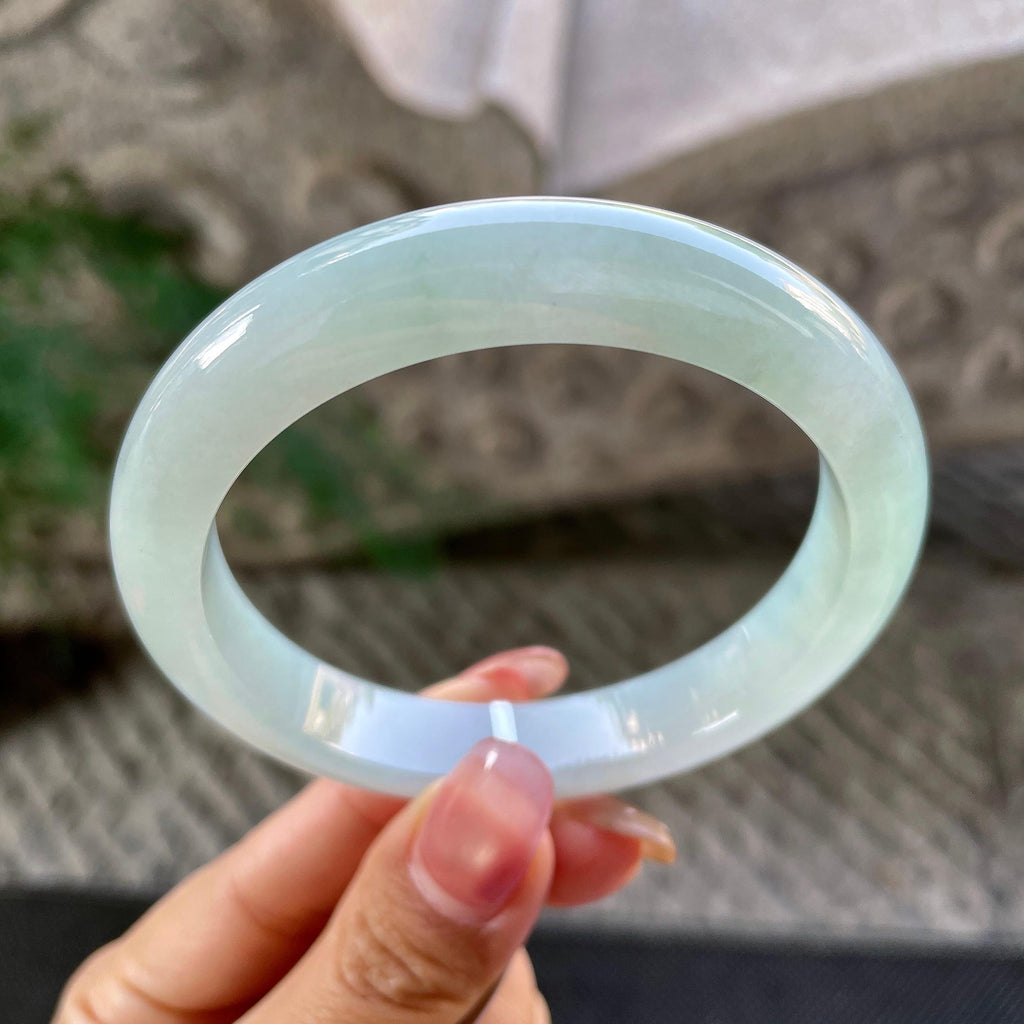 细糯种带底色平安镯（59.4mm）（yc305680）