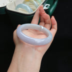 糯冰春底翡翠手镯（57mm）（yc017021）