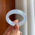 冰种淡紫底翡翠童镯（42mm)（yc286945）