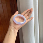 糯冰紫罗兰翡翠平安镯（54mm）（yc407485）