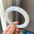 细糯种无色圆条手镯（57mm）（yc262788）