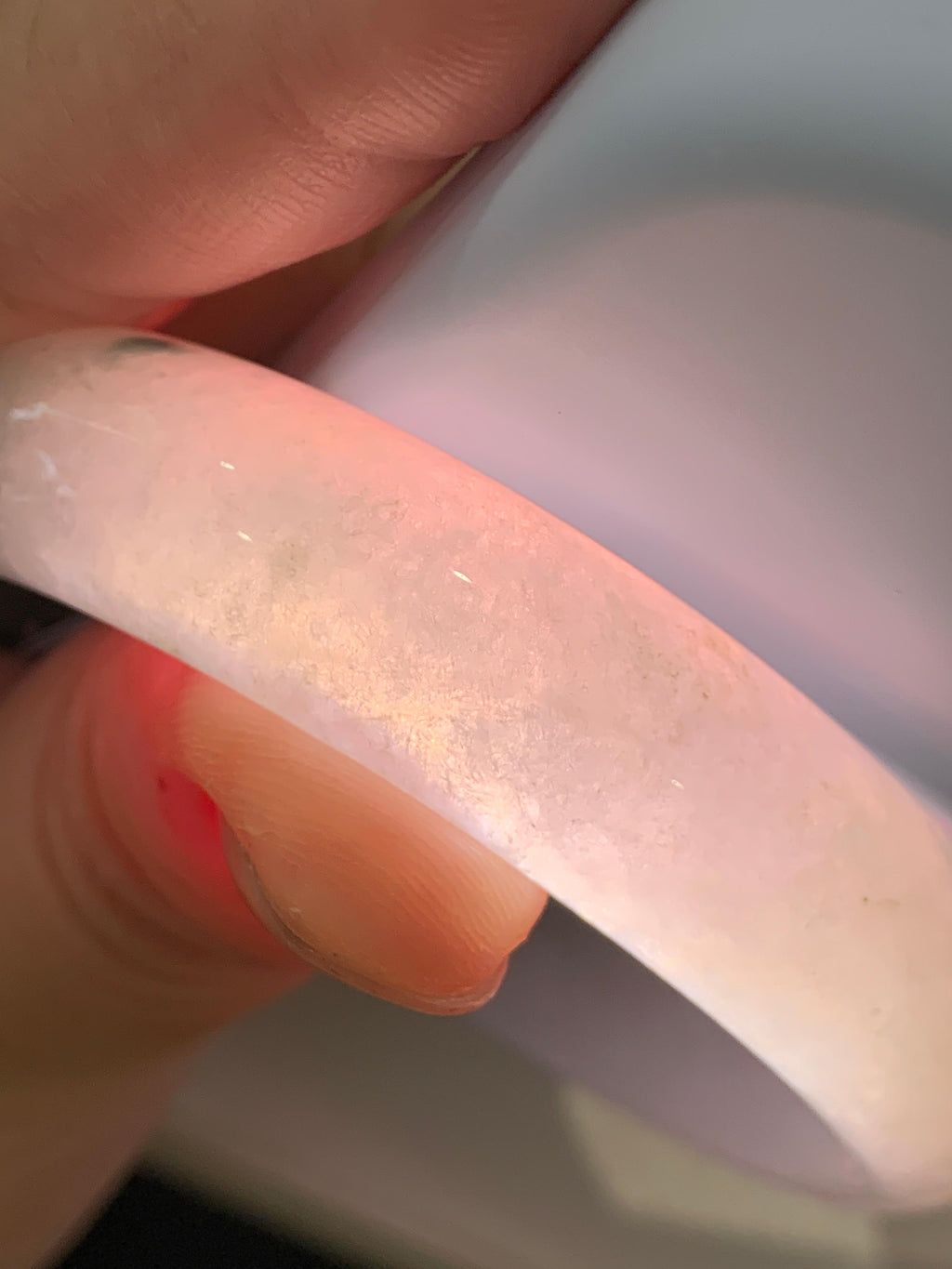 细糯种飘花平安镯（58.8mm）（yc202348）