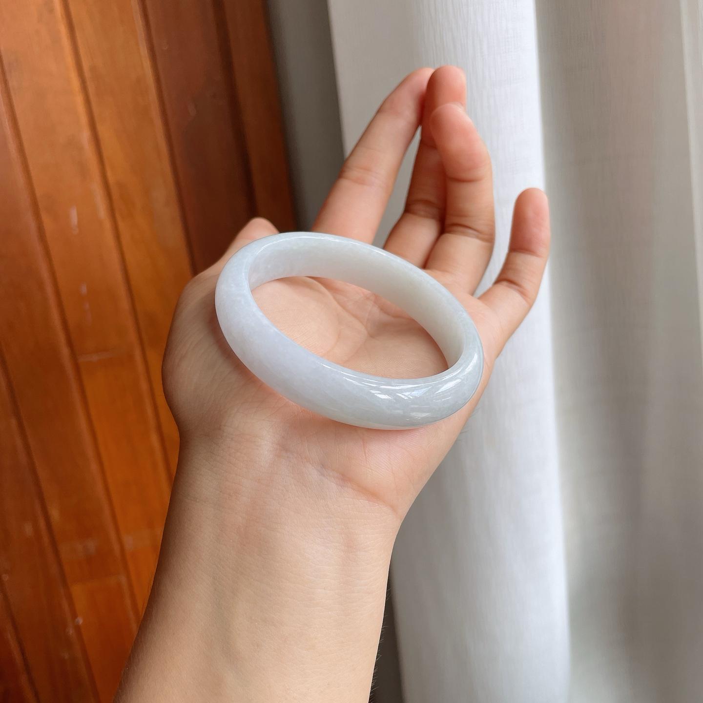 糯冰翡翠贵妃镯（57.5mm）（yc215243）