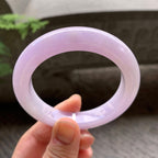 细糯种紫罗兰洒金平安镯（54.5mm）（yc202381）