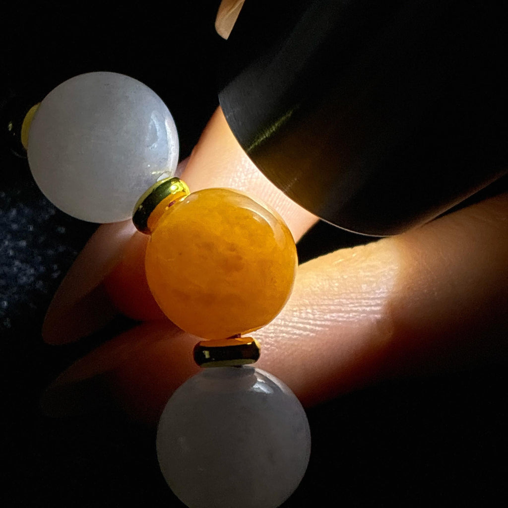 糯冰双彩珠串手串（yc782692）