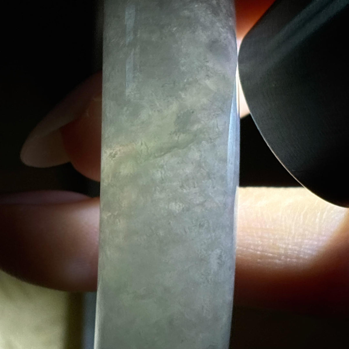 特推 糯冰飘花正圈平安镯 54圈（yc746657）
