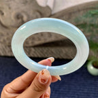 细糯种带底色圆条手镯（55mm）（yc249448）