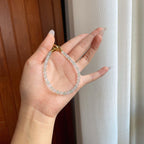 冰种双色翡翠珠串手串（yc267479）