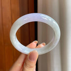 糯冰紫罗兰翡翠平安镯（57.3mm)（yc375375）