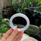 糯种淡春彩正圈 翡翠手镯（56mm）（yc018724）