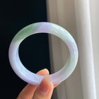 糯冰紫罗兰翡翠平安镯（57mm）（yc325798）