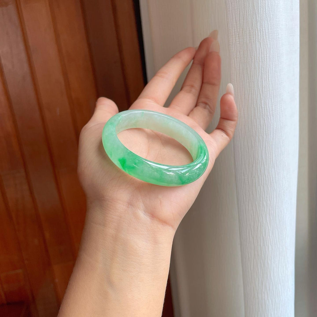 冰种带色贵妃手镯（53.2mm）（yc269022）