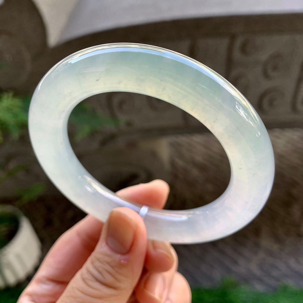 冰种晴底圆条手镯（55.8mm）（yc259055）