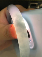 糯种淡春彩圆条手镯（59mm）（yc213147）