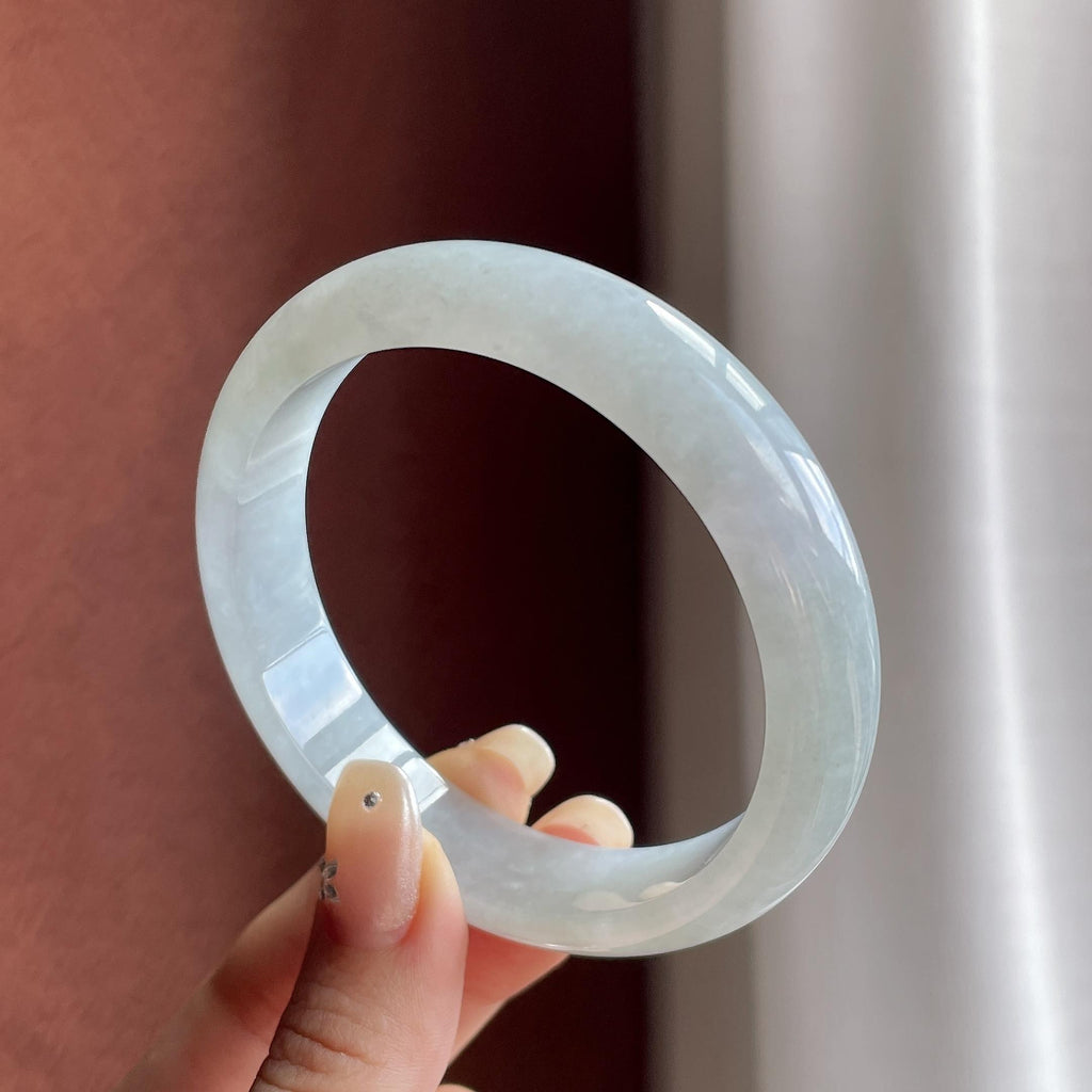 糯冰淡晴底正圈平安镯57圈（yc763206）