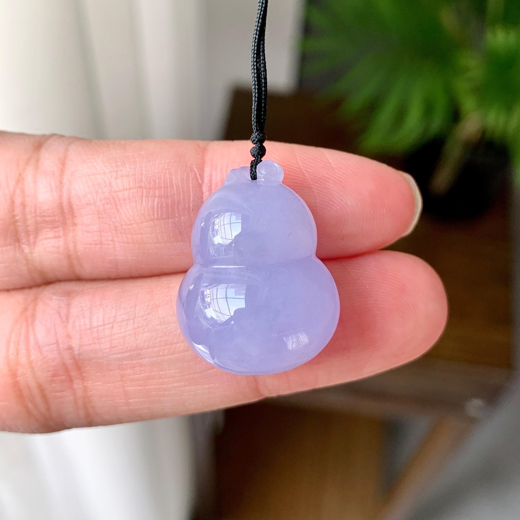 细糯种紫罗兰葫芦吊坠（yc248211）