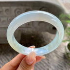 糯冰种黄翡洒金平安镯（60.1mm）（yc202394）