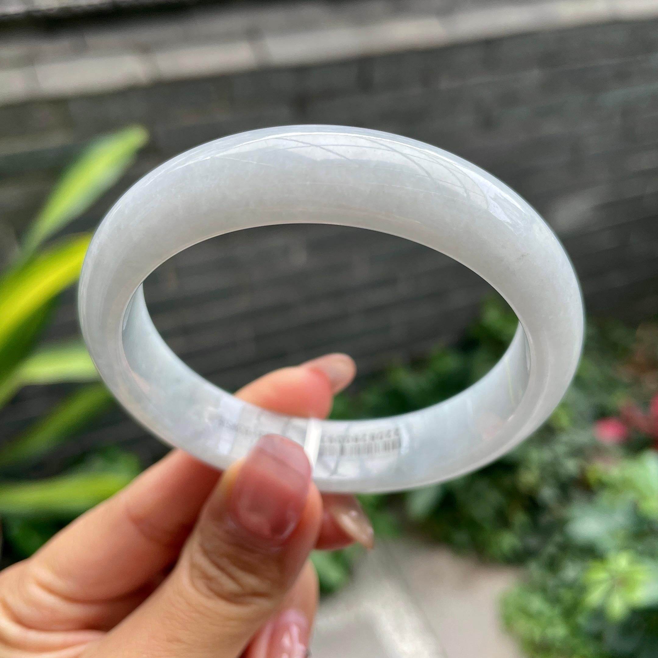 糯种带底色平安镯（57.9mm）（yc297954）