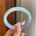 糯冰椿彩翡翠贵妃镯（57.7mm）（yc278186）