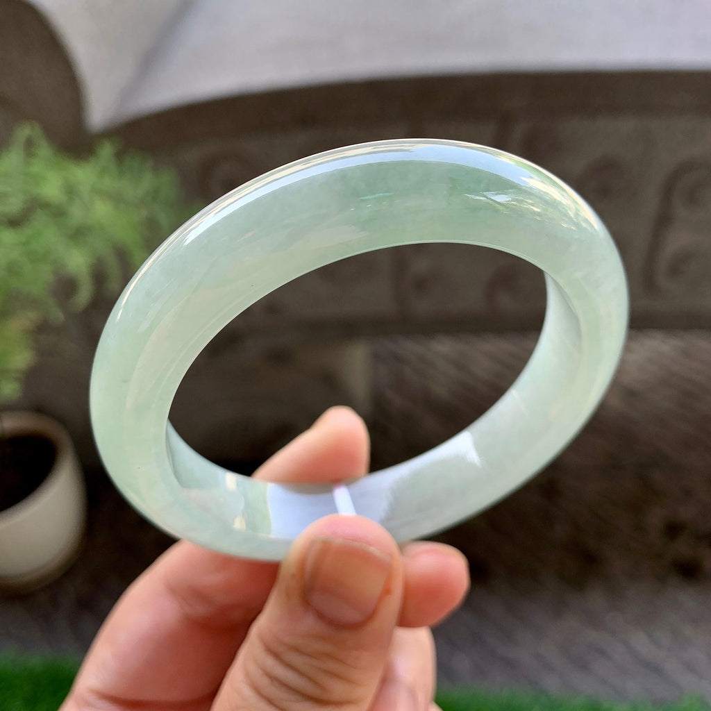 细糯种淡晴底平安镯（56mm）（yc240758）