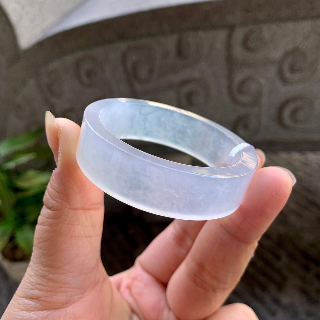 糯冰种无色童镯（44.3mm）（yc307300）