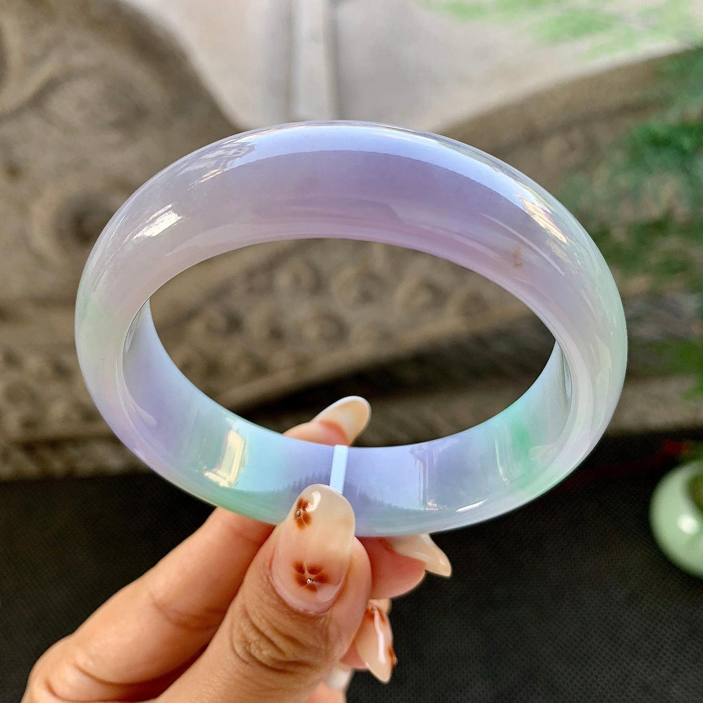 细糯种春彩宽版轮胎手镯（57.6mm）（yc264070）