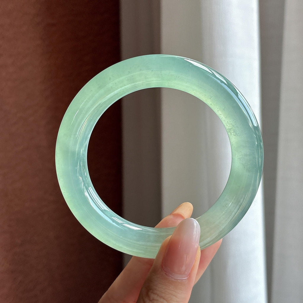 高冰种晴水圆条手镯 55圈（yc759436）