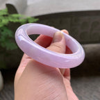 细糯种紫罗兰洒金平安镯（54.5mm）（yc202381）
