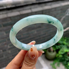 细糯种飘花贵妃手镯（57mm）（yc245101）