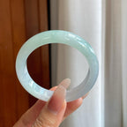 糯冰晴底翡翠平安镯（51.8mm）（yc272849）