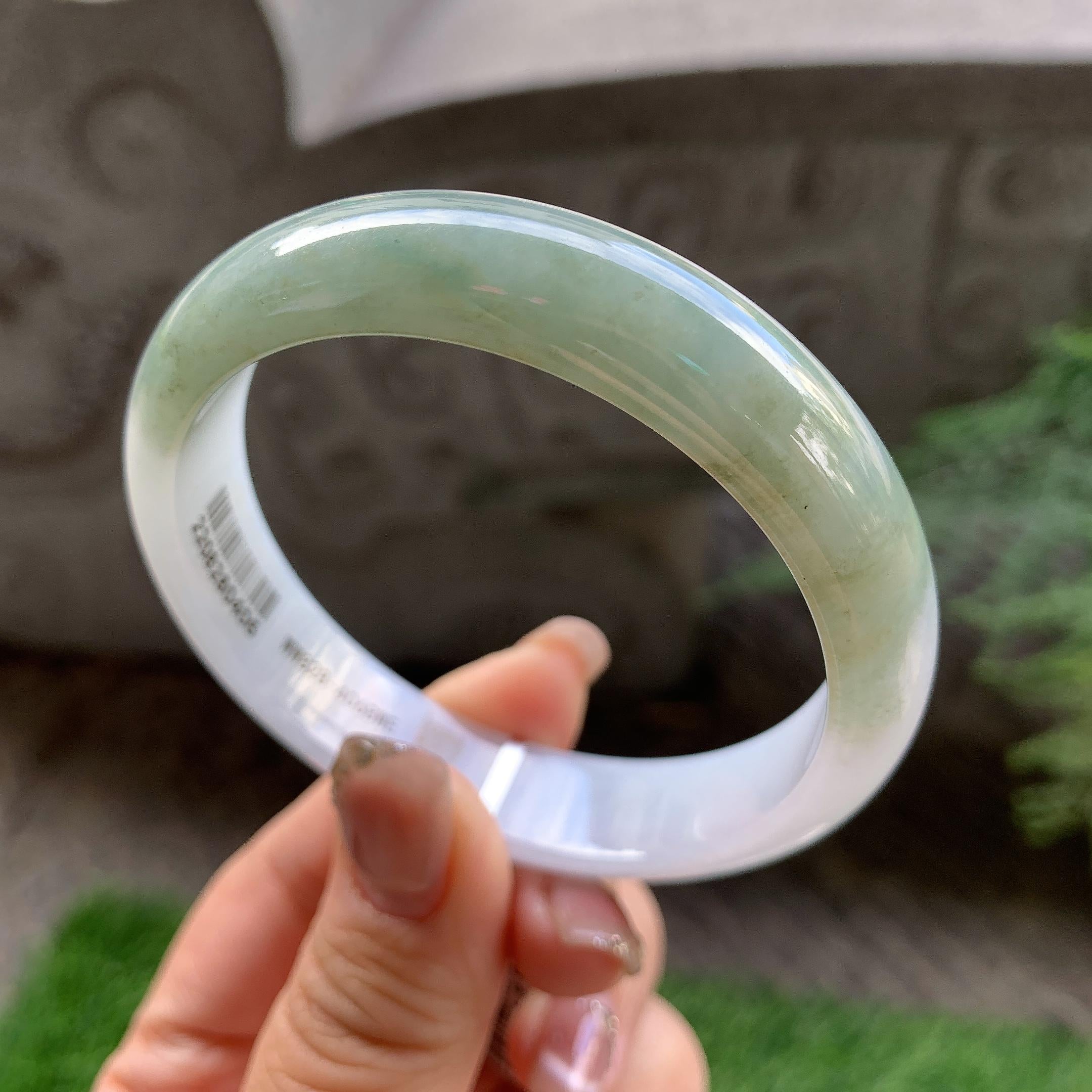细糯种半山水平安镯（56.7mm）（yc293319）